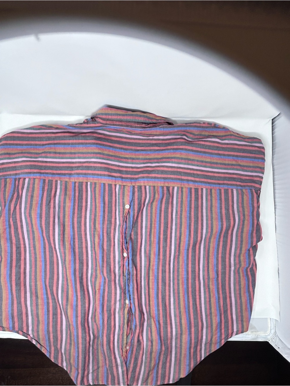 Madewell Women’s Striped Button-Down Shirt - Multicolor - Picture 3 of 3
